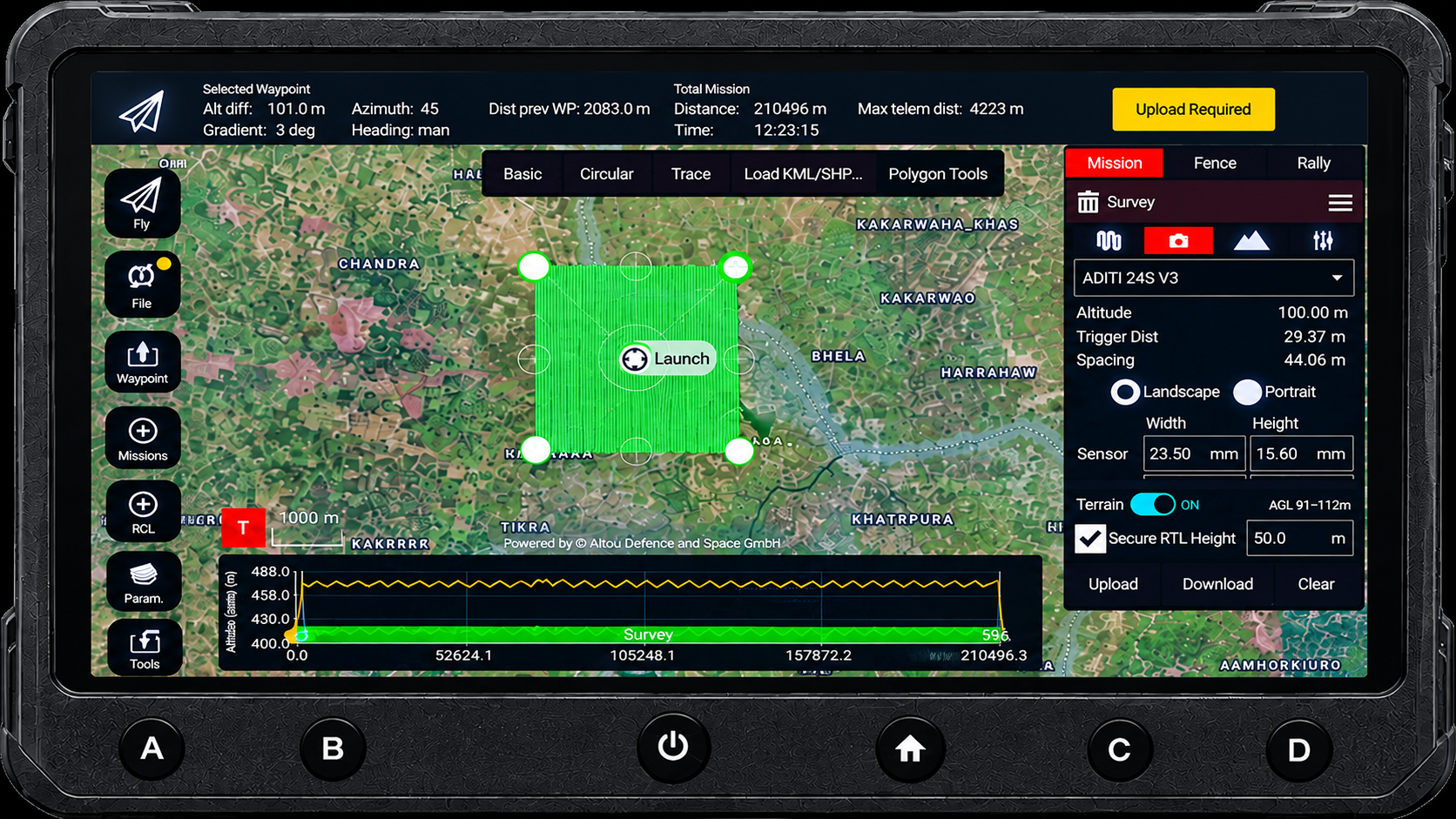 SkyMinds Ground Control Station UI