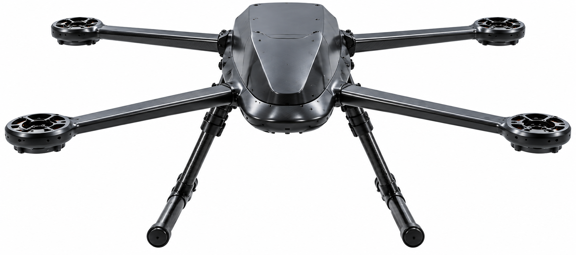 Exploded view of a SkyMinds composite airframe